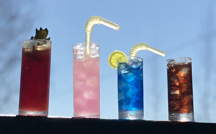 Bloody Mary - Pink Collins - Blue Lagoon - Rhum&Cola